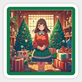 Christmas Anime Sticker
